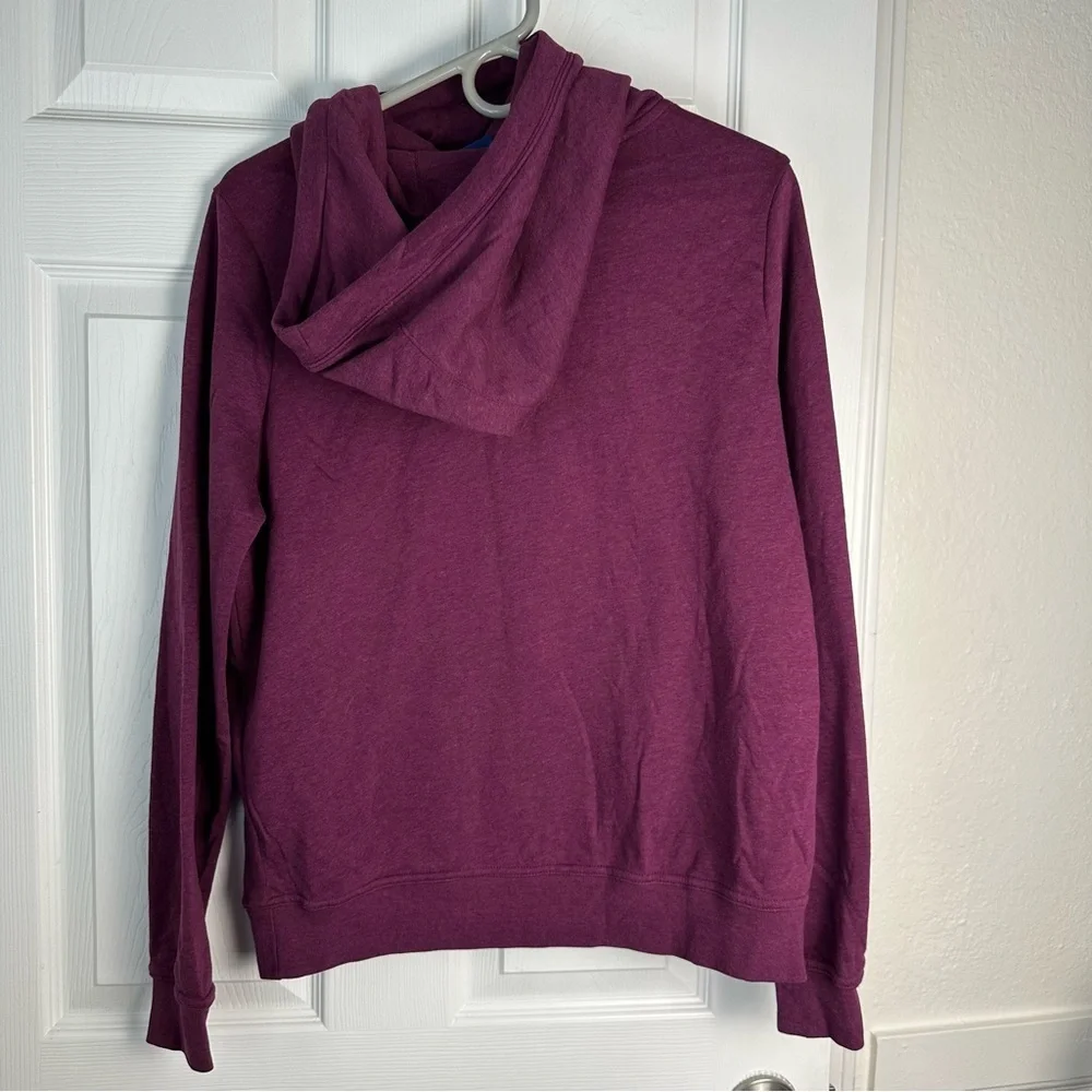 Nike Purple Hoodie “Just Do It” Silver Logo Size M